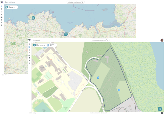 Définissez vos sites et bâtiments