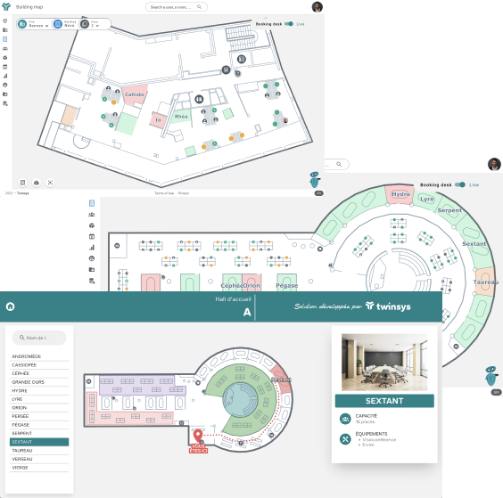 An interactive map for multiple uses