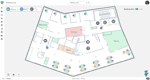 Workspace management software - Presence detection